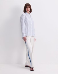 Sportscraft - Logo Stripe Pocket Shirt
