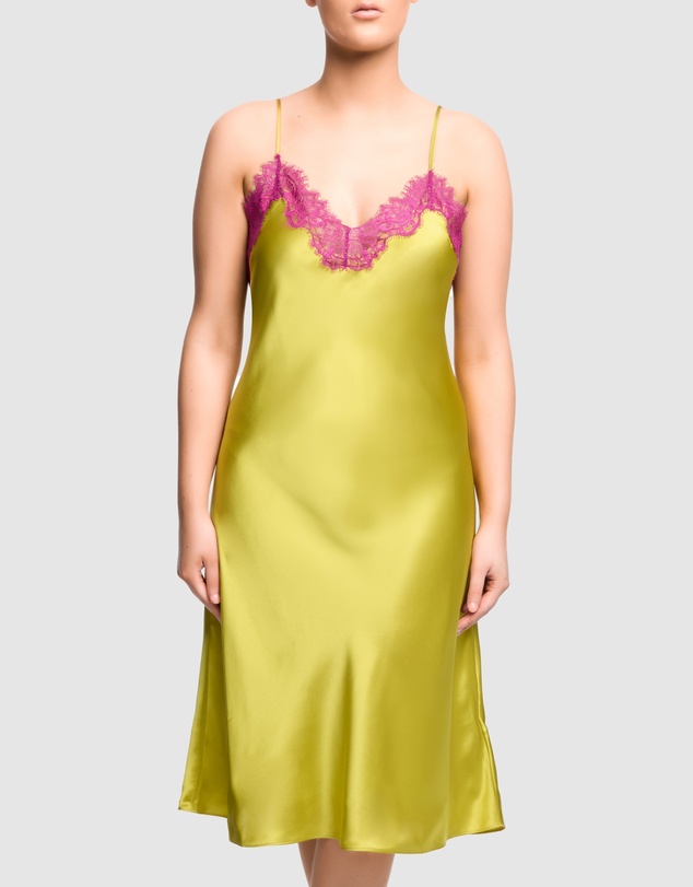 Sainted Sisters - Scarlett Silk Long Chemise