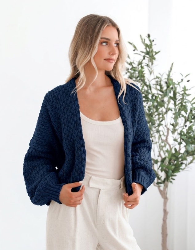 Esther & Co - Dorine Cardigan - Navy