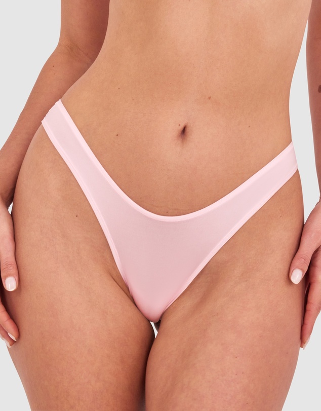 Bras N Things - NKD High Leg G String - Pink