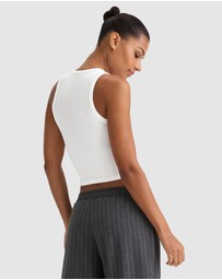 TALA - 365 Rib Logo Racer Tank