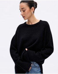 Minima Esenciales - Emi Oversized Wool Cashmere Blend Knit