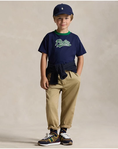 Polo Ralph Lauren - Logo Cotton Jersey Tee - ICONIC EXCLUSIVE - Babies-Kids