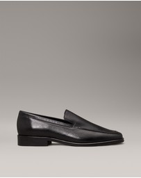 Calvin Klein - Leather Square Toe Loafers