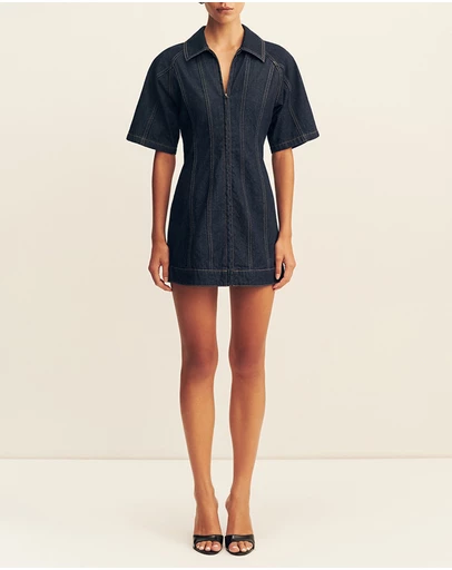 Shona Joy - Rita Short Sleeve Structured Mini Dress