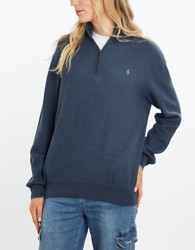 Vintage by The Real Deal - Pre Loved - Vintage Polo Ralph Lauren Quarter Zip Sweater
