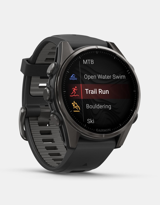 Garmin - fenix 8, 43mm, AMOLED, Sapphire