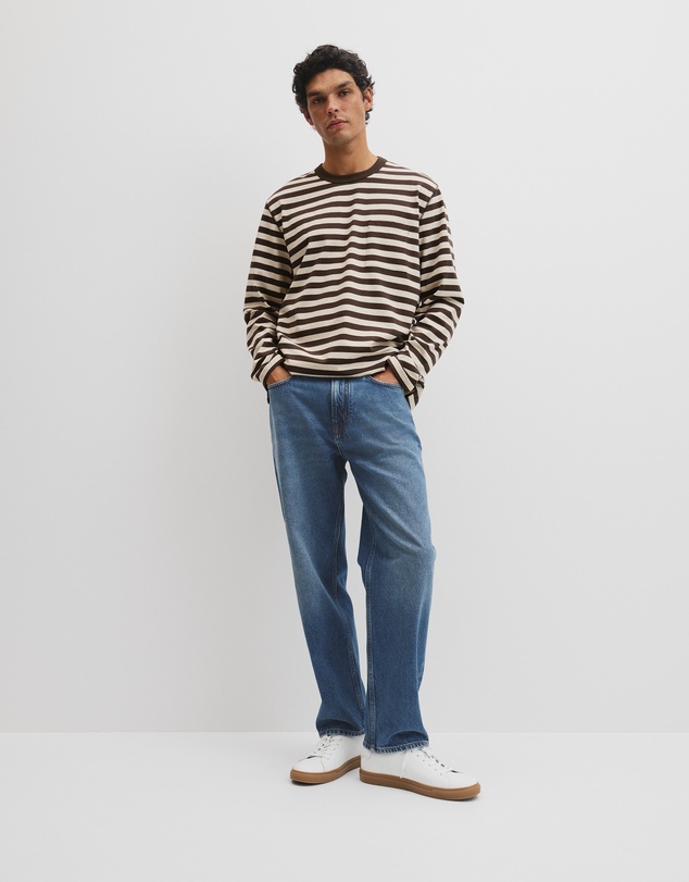 Country Road - Australian Cotton Long Sleeve Stripe T-shirt