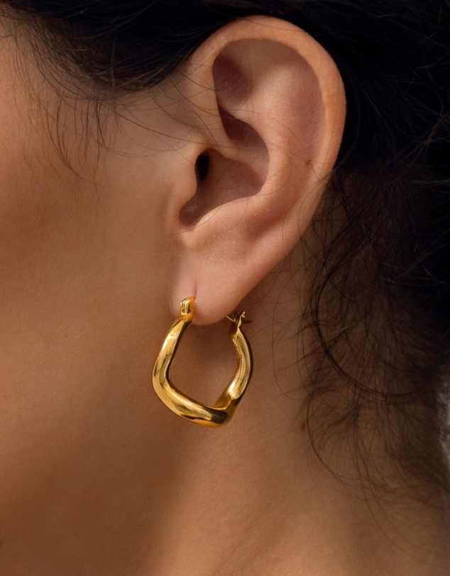 SAINT VALENTINE - Wabi Sabi Hoops - Gold
