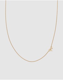 Elli Jewelry - Necklace Choker Crystal Bow 925 Sterling Silver Gold-Plated