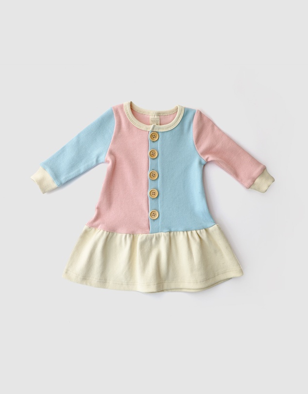 WITH LOVE FOR KIDS - Basics Long Sleeve Dress - Kids