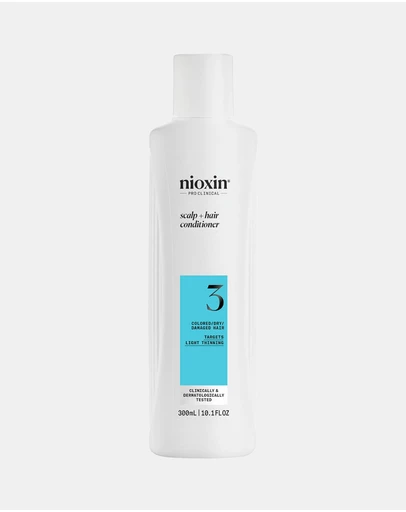 Nioxin - Nioxin System 3 Scalp + Hair Conditioner - Hair Thickening Conditioner For Damaged Hair With Light Thinning, 300ml