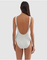 Polo Ralph Lauren - Cable Jacquard Martinique Low Back Swimsuit