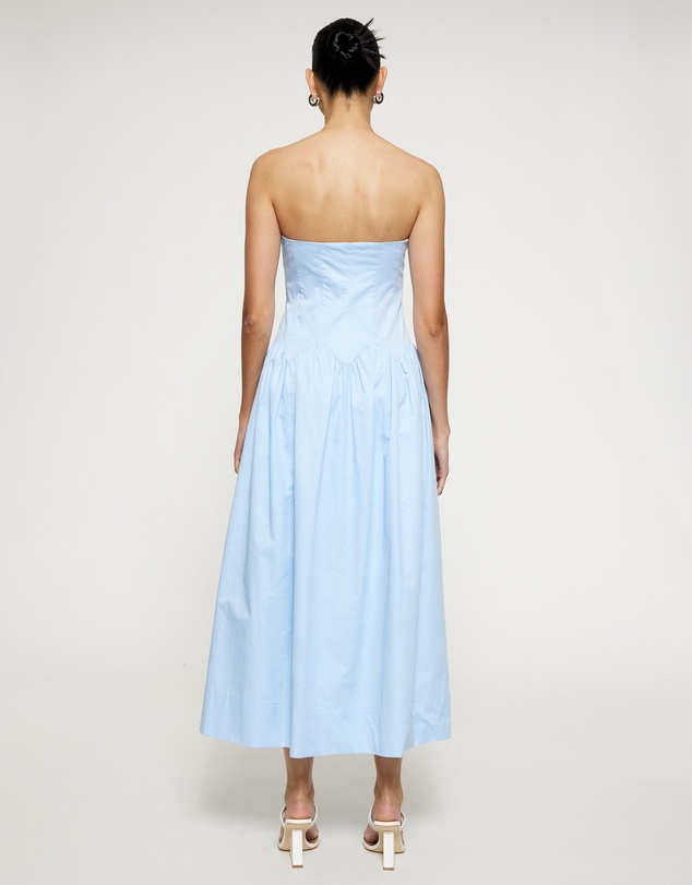 Lover - Sophia Strapless Midi Dress