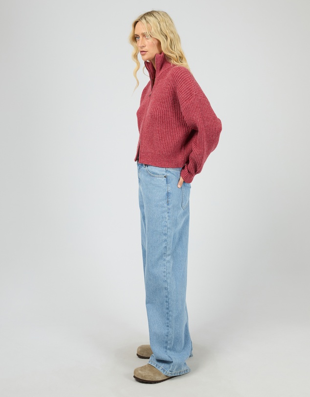 All About Eve - Bridie Knit Zip Through