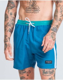 Vacancy Co - Side Stripe Swim Short