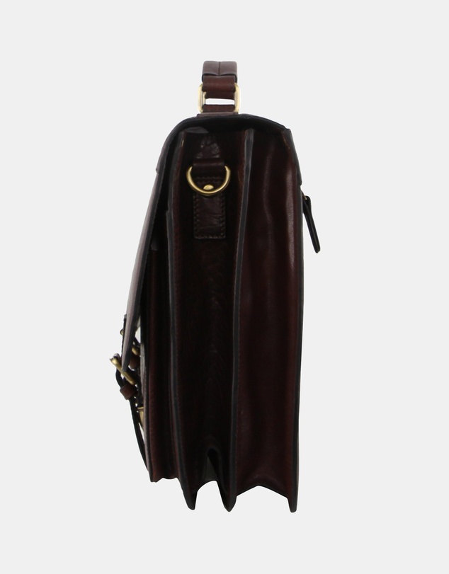 Pierre Cardin - Pierre Cardin Men's Leather Business/Computer Bag