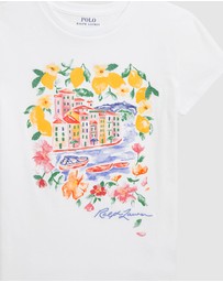 Polo Ralph Lauren - Cotton Jersey Graphic Tee - Kids-Teens