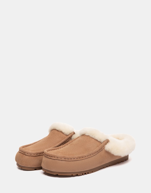 EVERAU - EverAU Ugg Creago Cow Suede Upper Loafer Oxfords Flats
