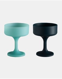 porter green - mecc | silicone unbreakable cocktail glasses