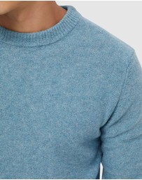 Oxford - Leon Crew Neck Wool Rich Knit
