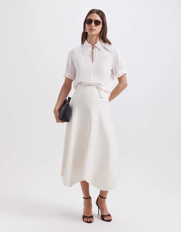 SABA - Sadie Silk Short Sleeve Blouse