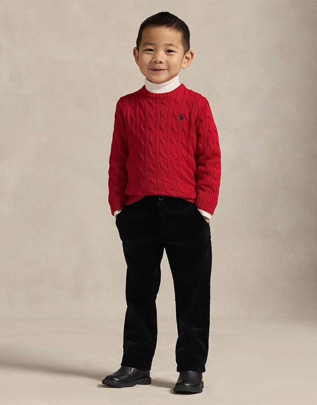 Polo Ralph Lauren - Cable-Knit Cotton Sweater - ICONIC EXCLUSIVE - Kids