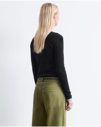 & Other Stories - Ribbed LS Top