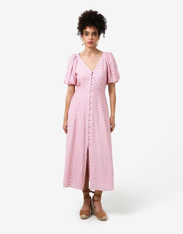 Forcast - Almeria Polka Dot Dress