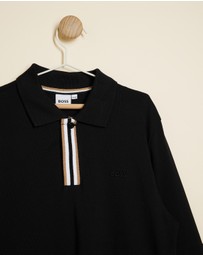BOSS - Long Sleeve Polo - Kids-Teens