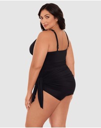 Magicsuit - Celine V Neck Short Plus Size Swimdress