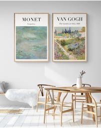 Inka Arthouse - Monet x Van Gogh Set of 2 Art Prints