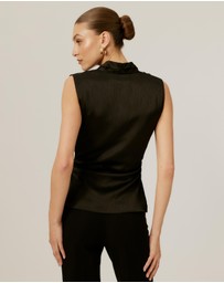 Tussah - Drape Neck Top