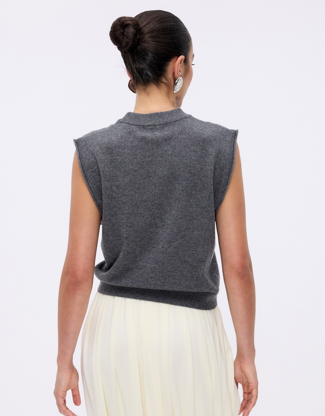 Minima Esenciales - Naya Cashmere Blend Knitted Top