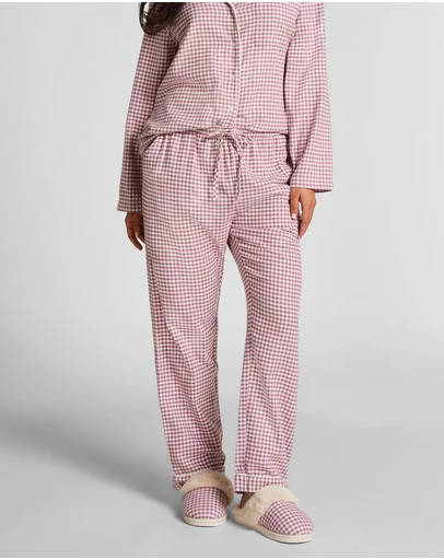 Hunkemoller - Flannel Check Essential Pants