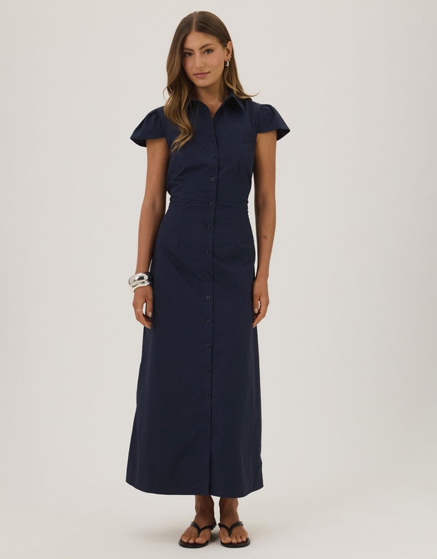 Atmos&Here - Vivienne Tie Back Shirt Dress