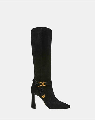 Steve Madden - Sirrens Black Suede Boots