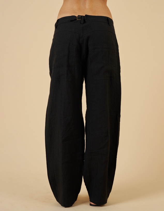 CAMIXA - Aosta Linen Barrel Pants