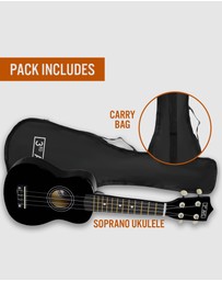 iWorld - 3rd Avenue Soprano Ukulele - Black