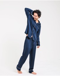 Ettitude - Sateen Long Sleeve PJ Shirt