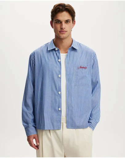 Cotton On - Bedford Long Sleeve Shirt