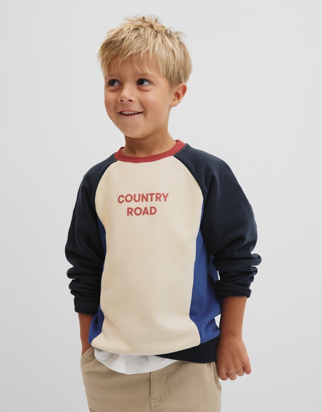 Country Road - Spliced Logo Oversized Sweat