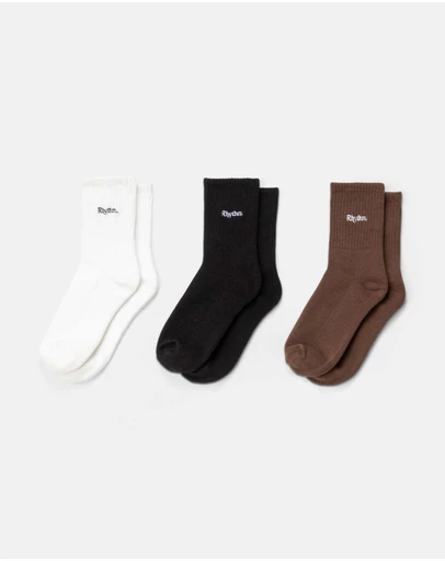 Rhythm - 3-Pack Neutral Socks