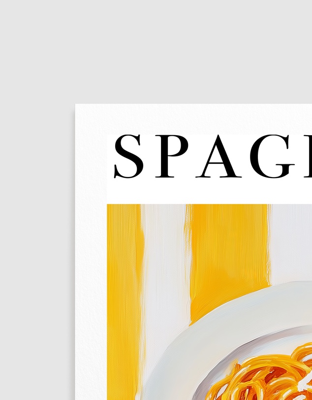 Olive et Oriel - Spaghetti by Andreas Magnusson Art Print