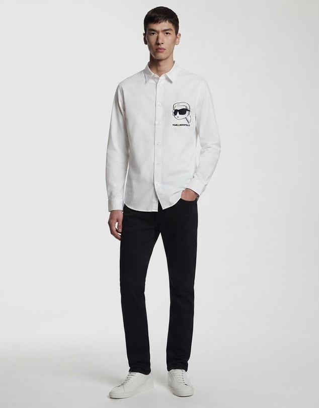 Karl Lagerfeld - Ikon Sketch Shirt