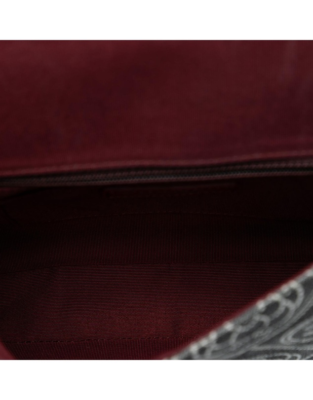 Pre-Loved by Azura Reborn - Pre-Loved Camellia Printed Canvas Double Side Flap