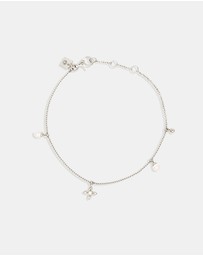 By Charlotte - Silver Live in Peace Bracelet