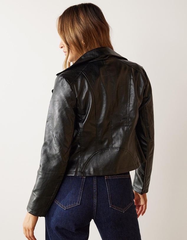 Atmos&Here - Harper PU Biker Jacket