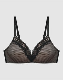 Passionata - Brooklyn Lace Trim V-Neck Wireless Padded Bralette