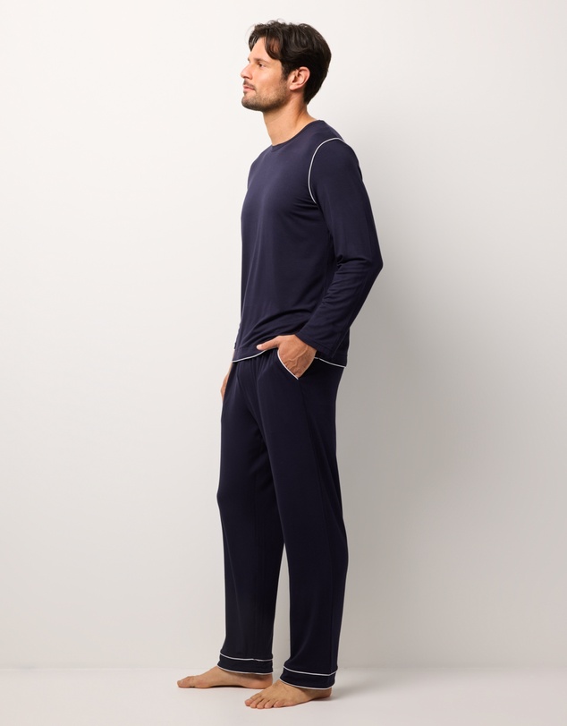 Wanderluxe Sleepwear - Nox TENCEL Modal Long Top & Long Pants